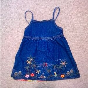 Kids Denim Casual Dress